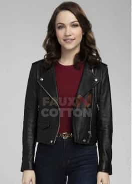 God Friended Me Violett Beane Leather Jacket